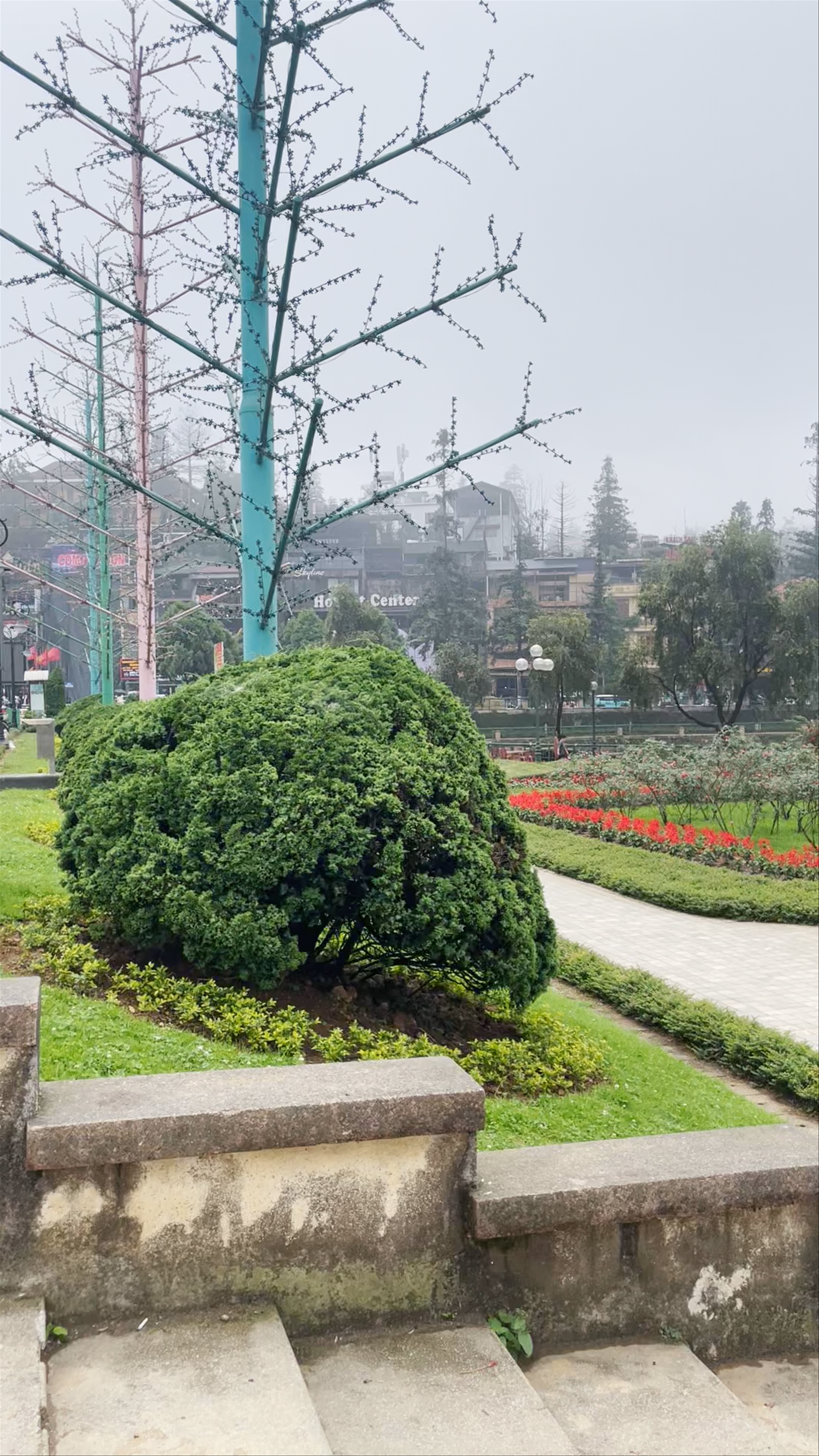 Sapa Lake Square: Misty Serenity in Sa Pa, Vietnam