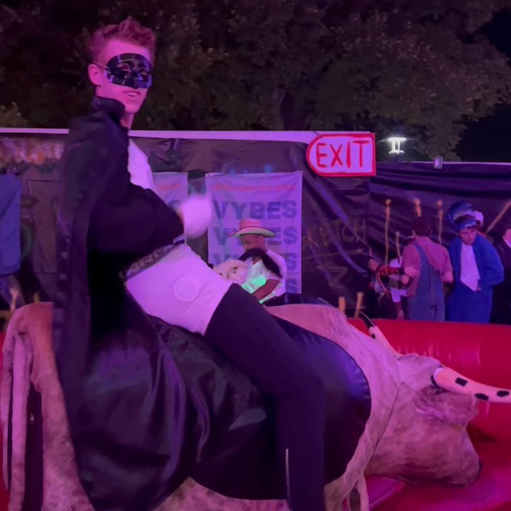 Rodeo Mechanical Bull Rentals - Happy Halloween - Party Equipment Rentals Near Me - Leander, Texas