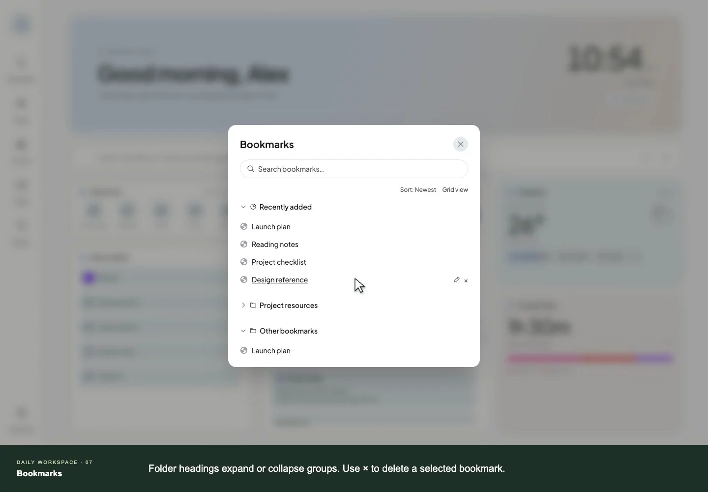 Daily Workspace — New Tab Dashboard image 1