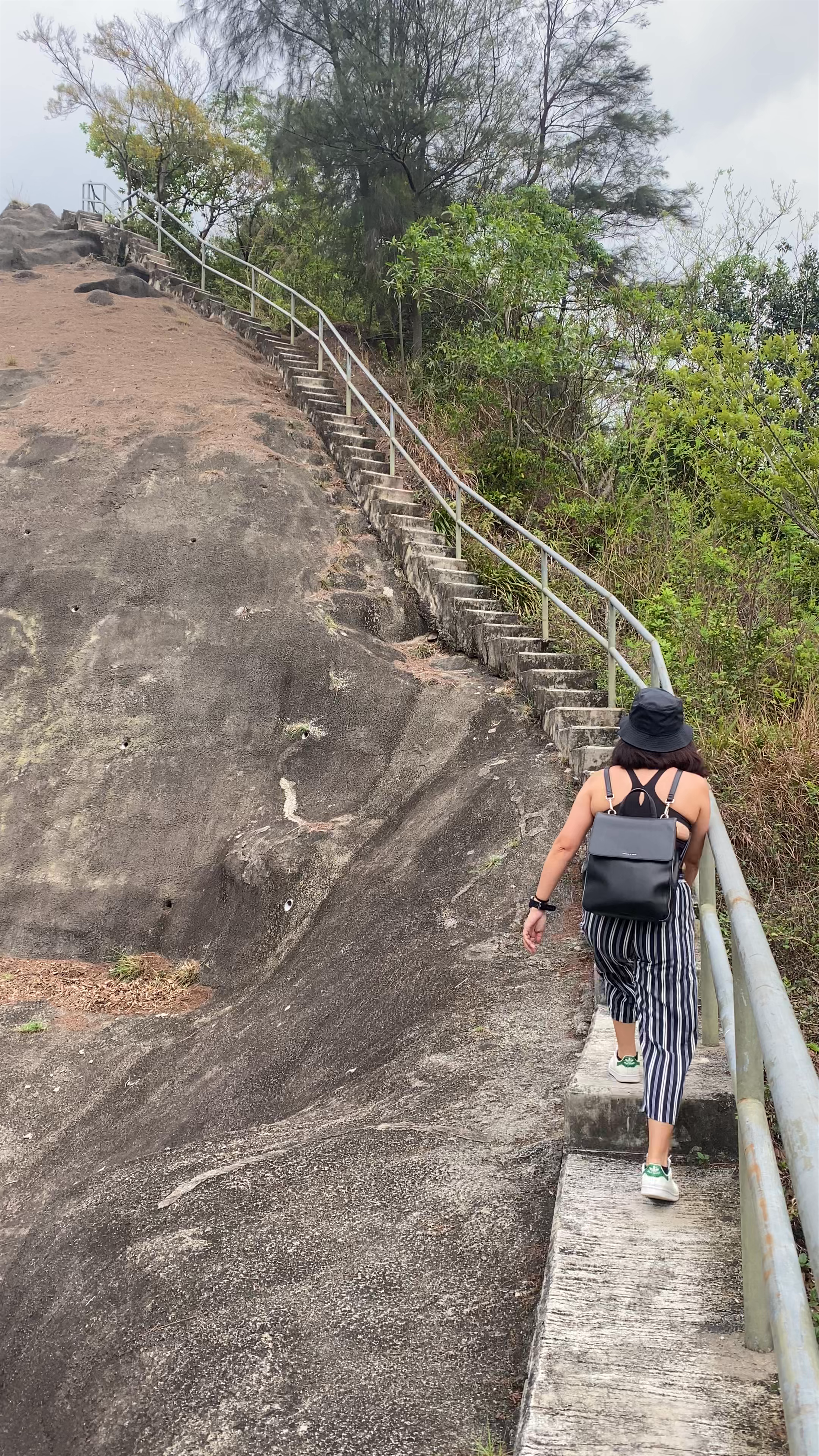 Hiking the Ho Man Tin East Service Reservoir Playground Stairs in Hong Kong