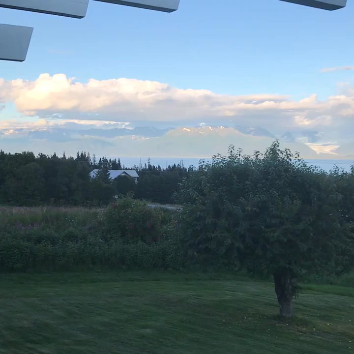 seaview vacation rental - A panoramic view from the front lawn. - Bed & Breakfast Near Me - Homer, Alaska