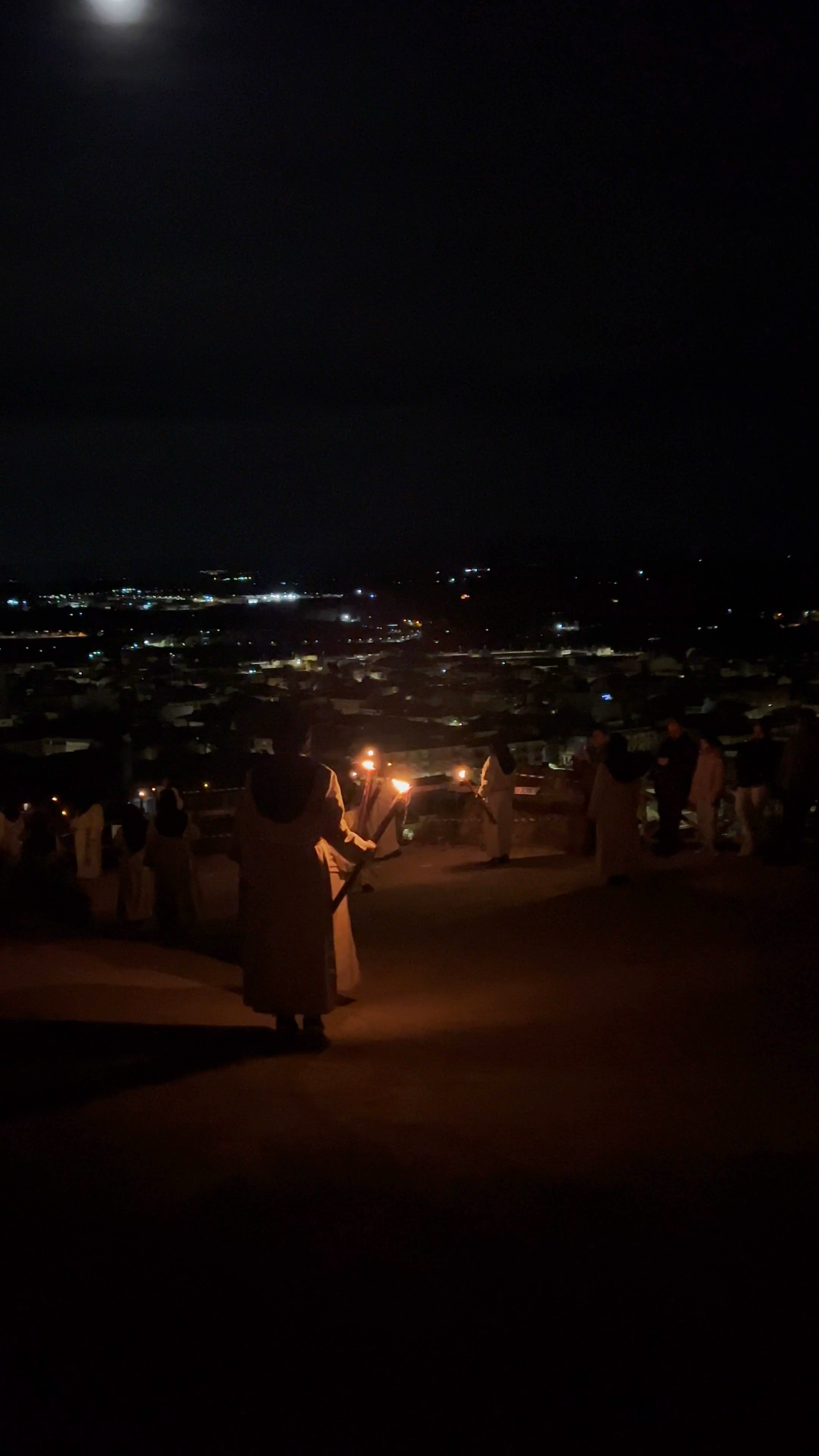 Nighttime Torchlight Procession with City Views at El Ope - Mirador Sur, Archena