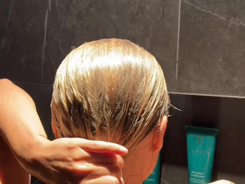 Haircare routine