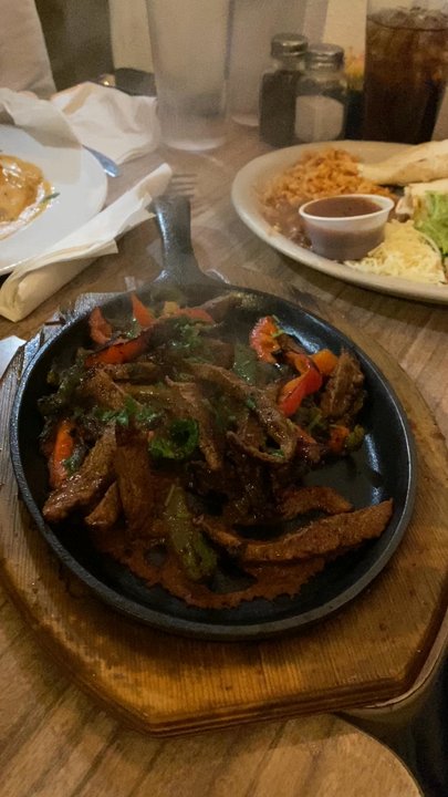 La Cueva Cafe - Beef Fajita - Mexican Near Me - Taos, New Mexico