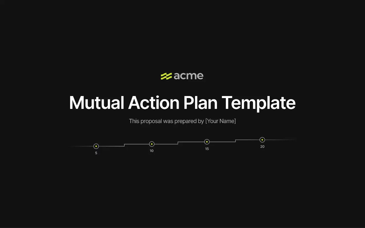 Preview of Mutual Action Plan Template