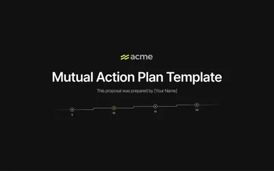 Preview of Mutual Action Plan Template