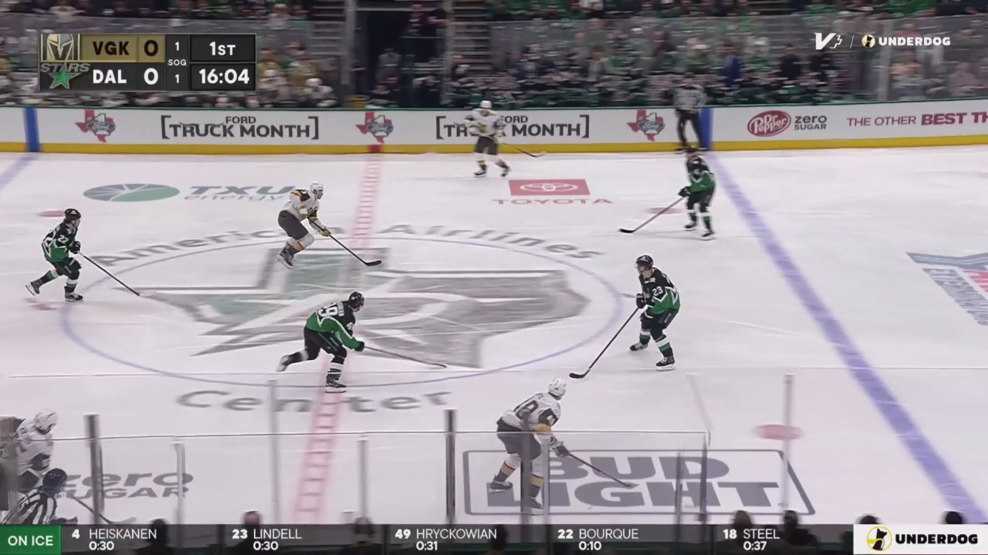 McNabb goes end-to-end to open the scoring against the Stars · Mar 22, 2026