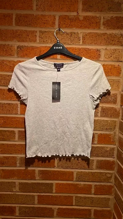New Look Fluted Edge T-Shirt