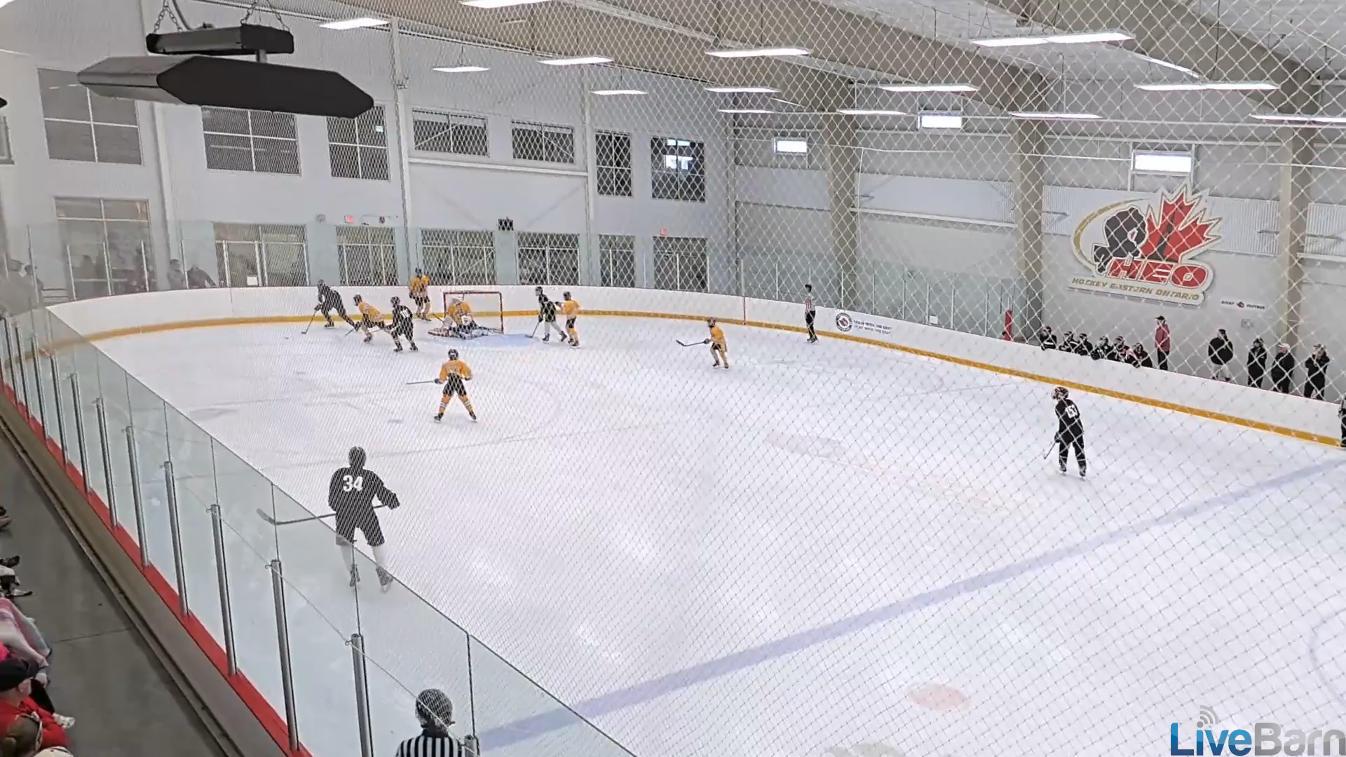 Rory Adams Delivers a Crushing Hit for Kingston Wranglers U14