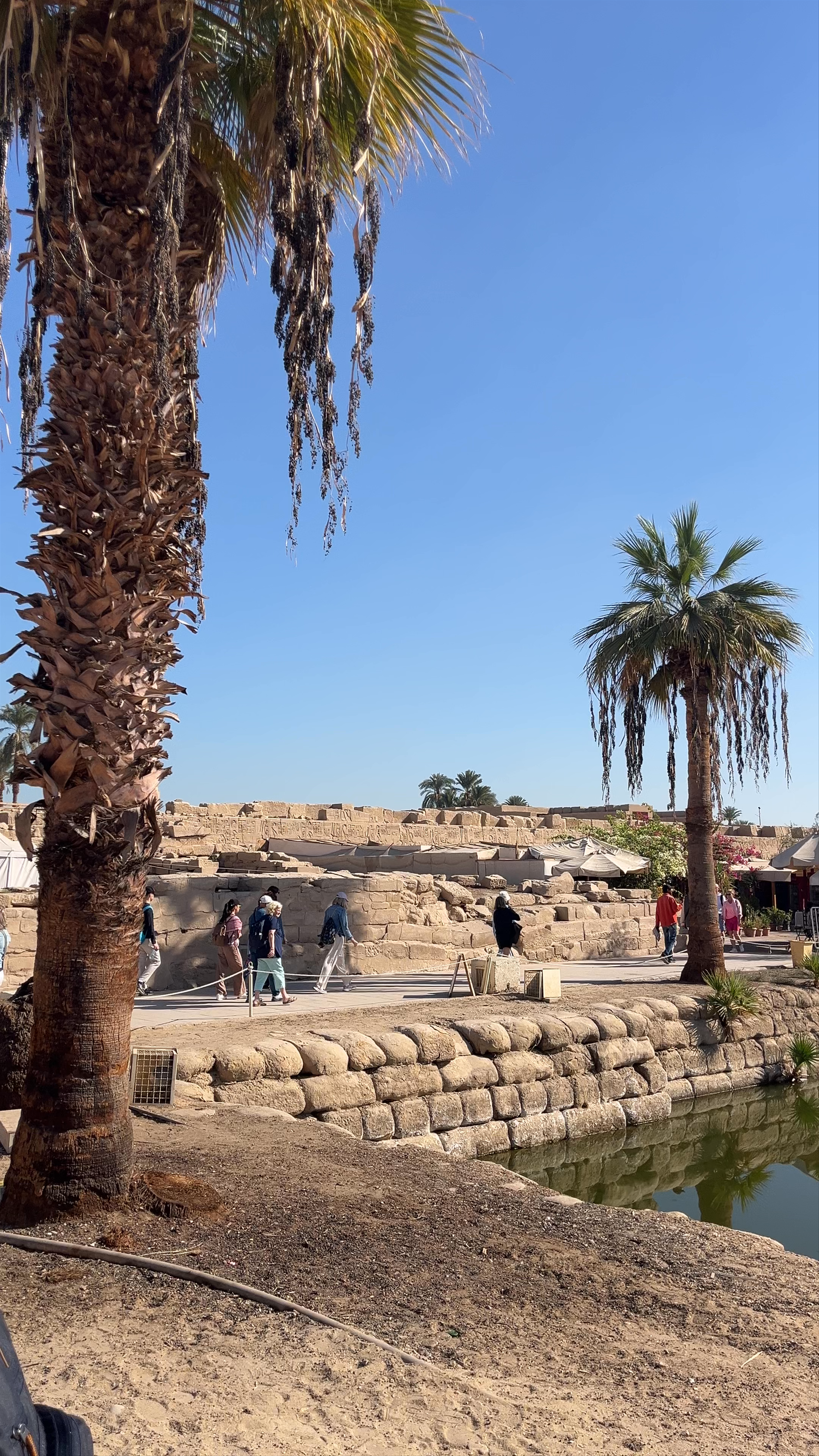 Sacred Lake at Karnak Temple Complex, Luxor, Egypt