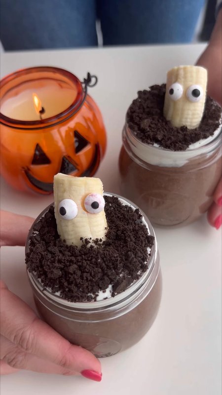 Halloween Spooky Chia Pudding