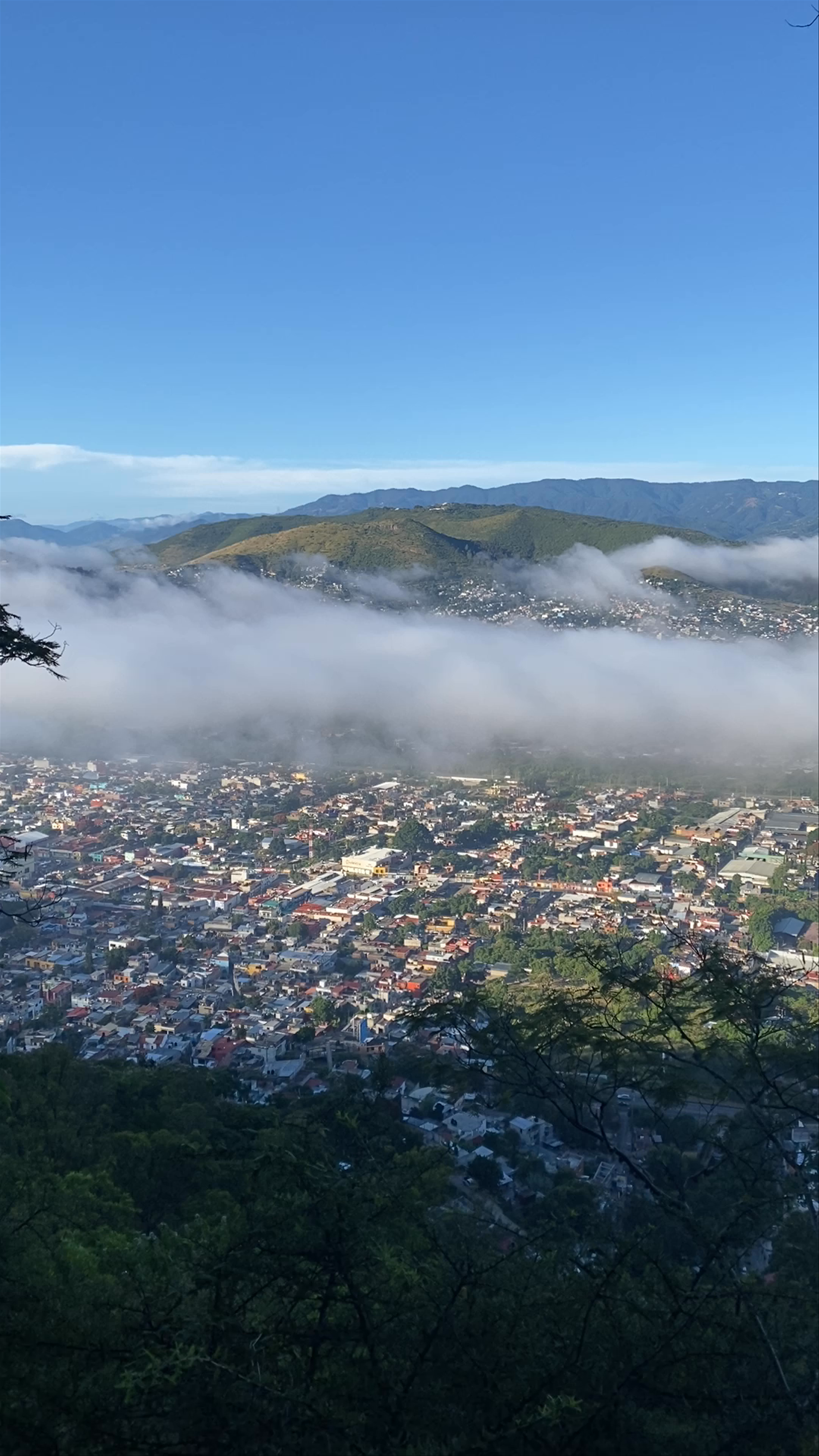 Morning Mist Over Oaxaca de Juárez from Cerro del Fortín