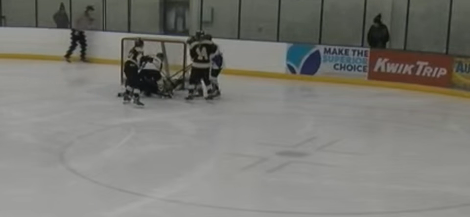 Makenna Hutchison's Breakaway Save vs ECA Stars | Hayward High Highlight