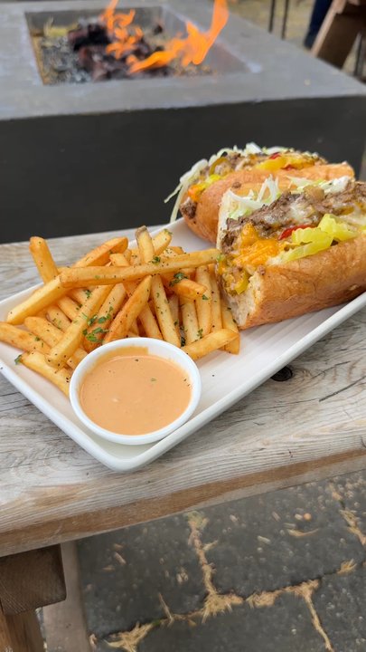 The Uncanny - Cheezsteak hoagie - Wine Bars Near Me - Portland, Oregon