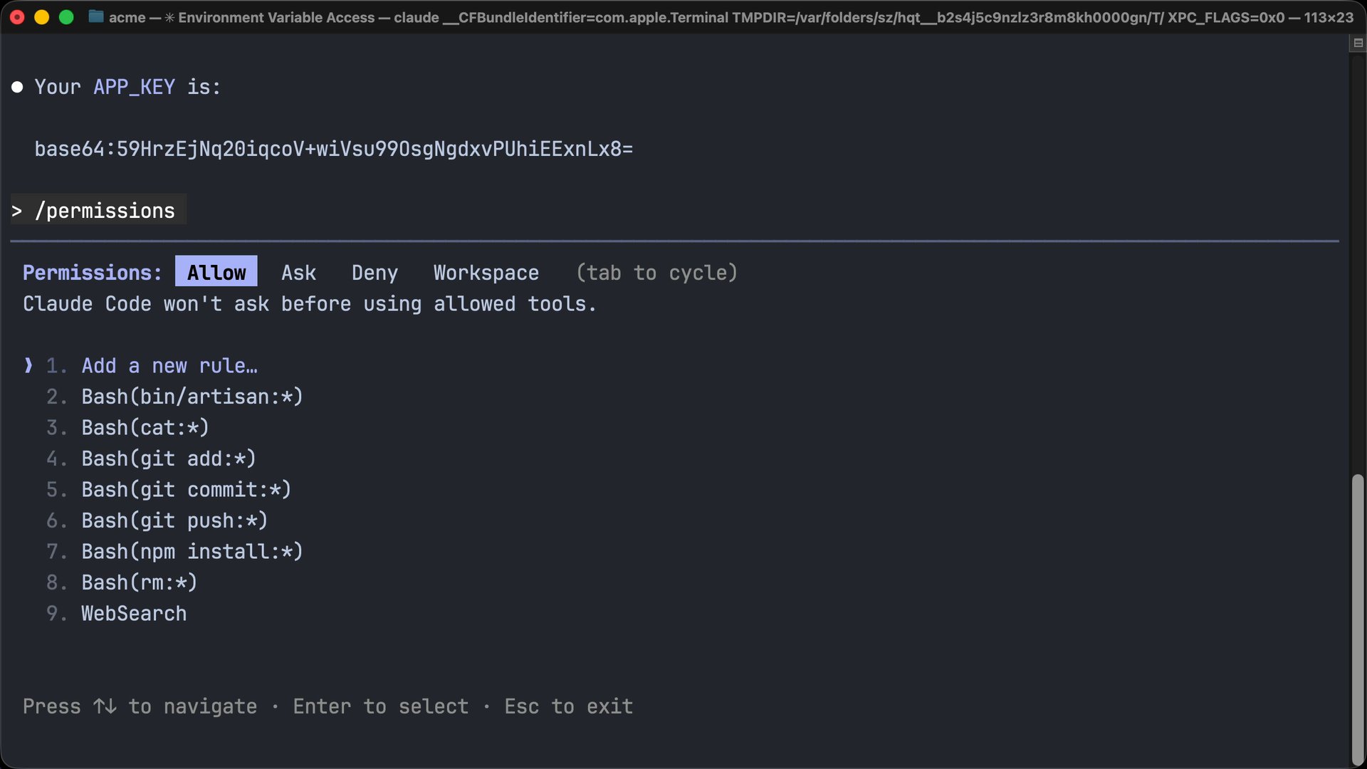 Prevent sensitive file lookups in Claude Code