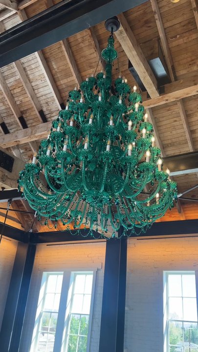 Minden Mill Distilling - Stunning crystal chandelier - Distilleries Near Me - Minden, Nevada