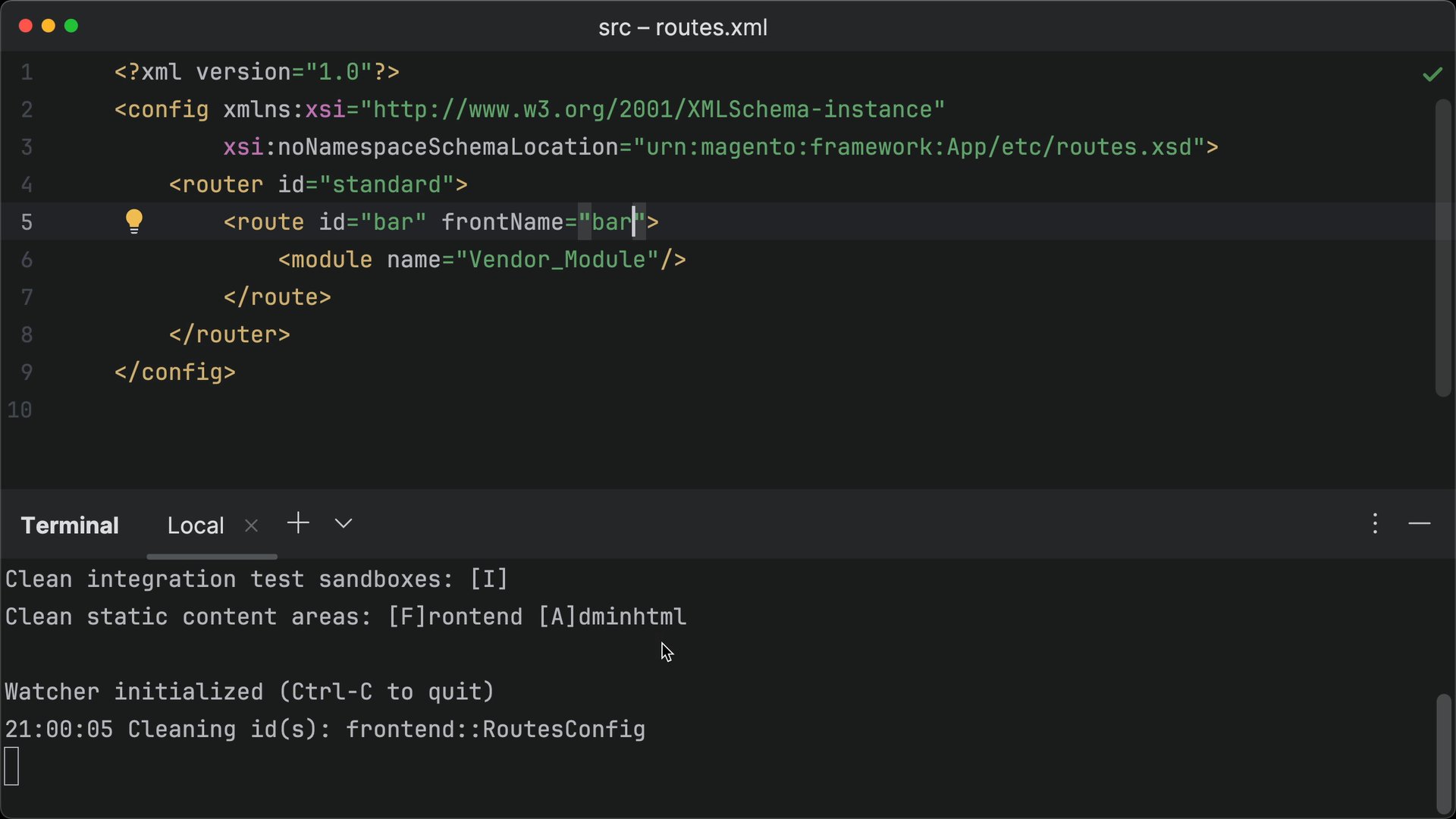 Configure automatic cache clearing in Magento