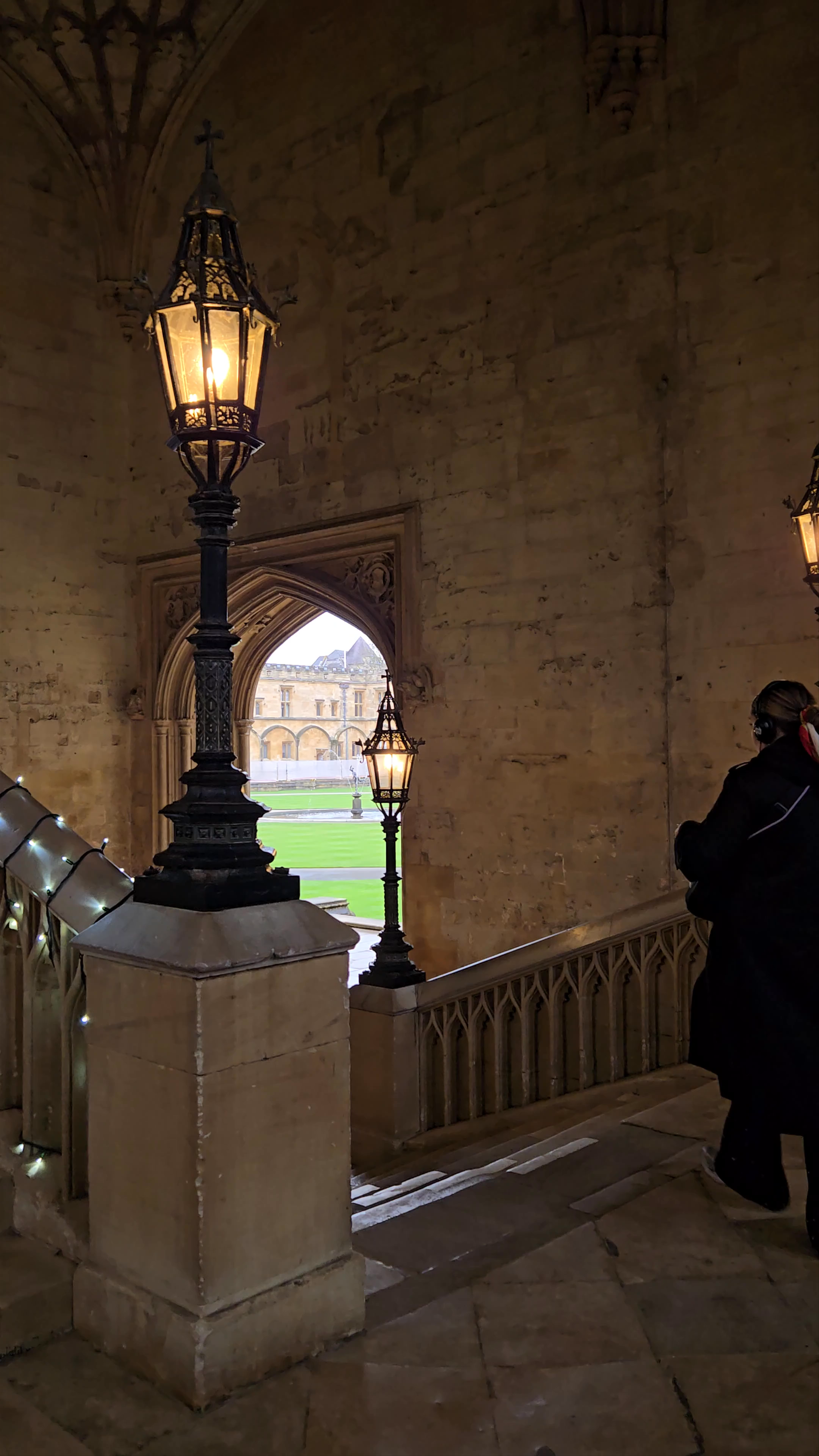 Christ Church, Saint Aldate's: Timeless Gothic Stairwell in Oxford