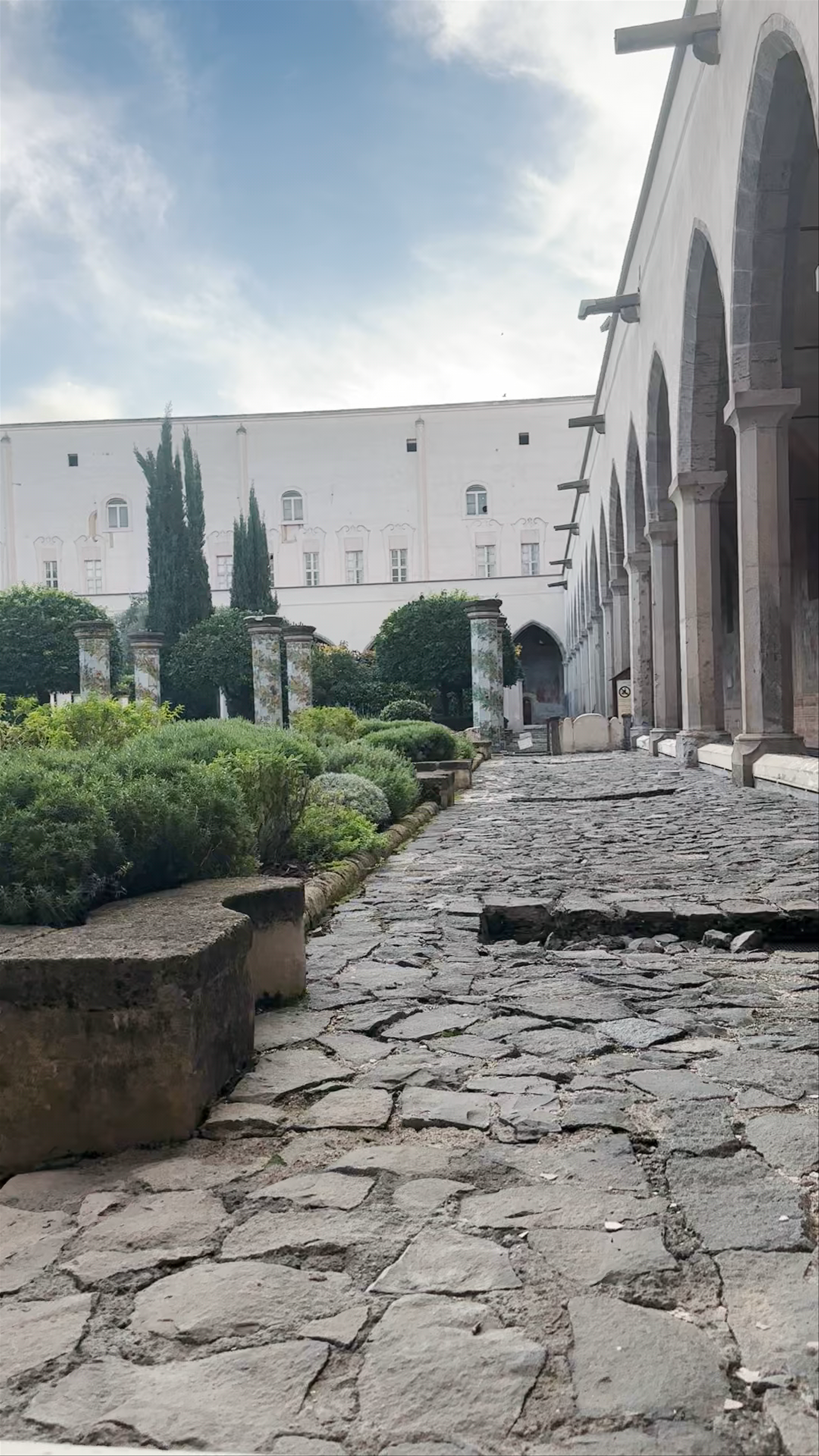 Historic Serenity at Complesso Monumentale di Santa Chiara in Naples