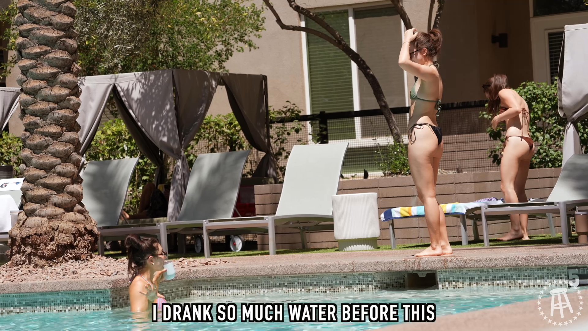 Peeing In The Pool Prank..
