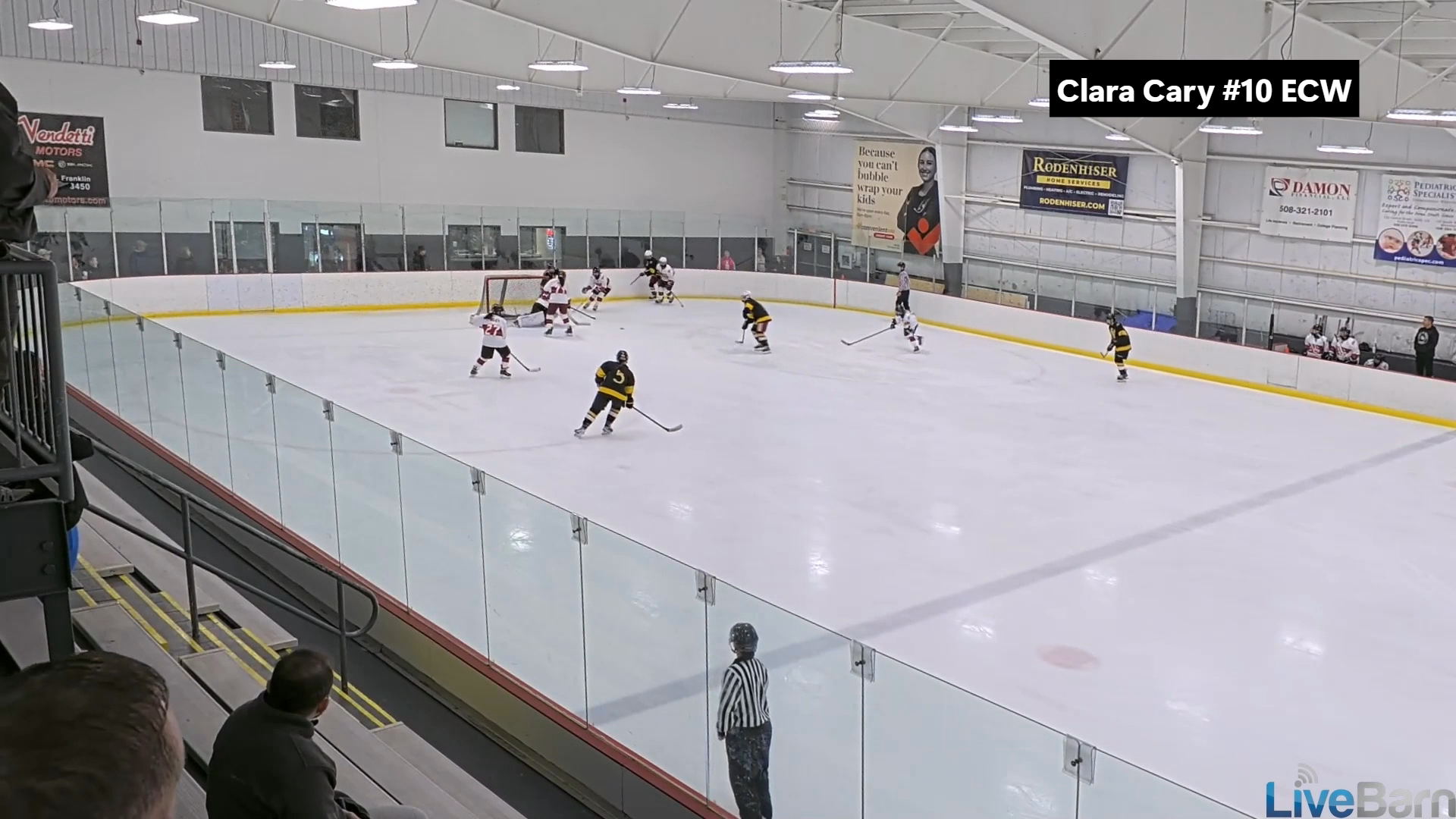 Clara Cary's Goal vs NS Wings NEGHL Jamboree Highlight | East Coast Wizards Highlights