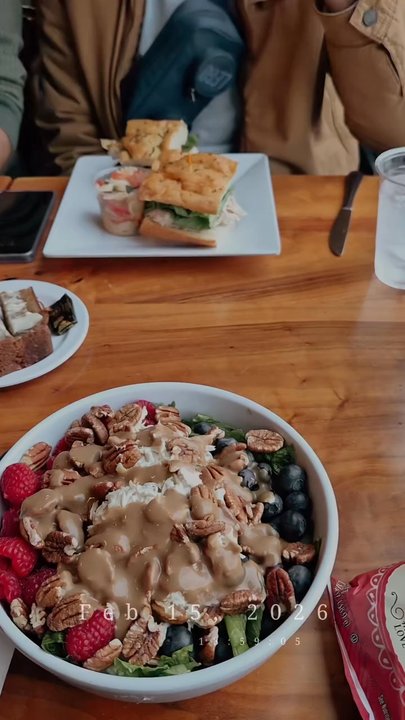 Never Enough Thyme - Delicious salad and assortment of food for our group! - Cafes Near Me - Alpharetta, Georgia