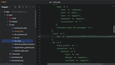 Customize environment-specific configuration using env.php in Magento