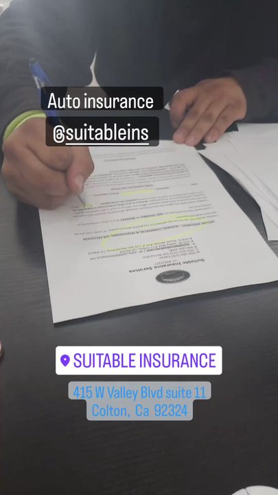 Suitable Insurance Services - AUTO INSURANCE - Auto Insurance Near Me - Colton, California