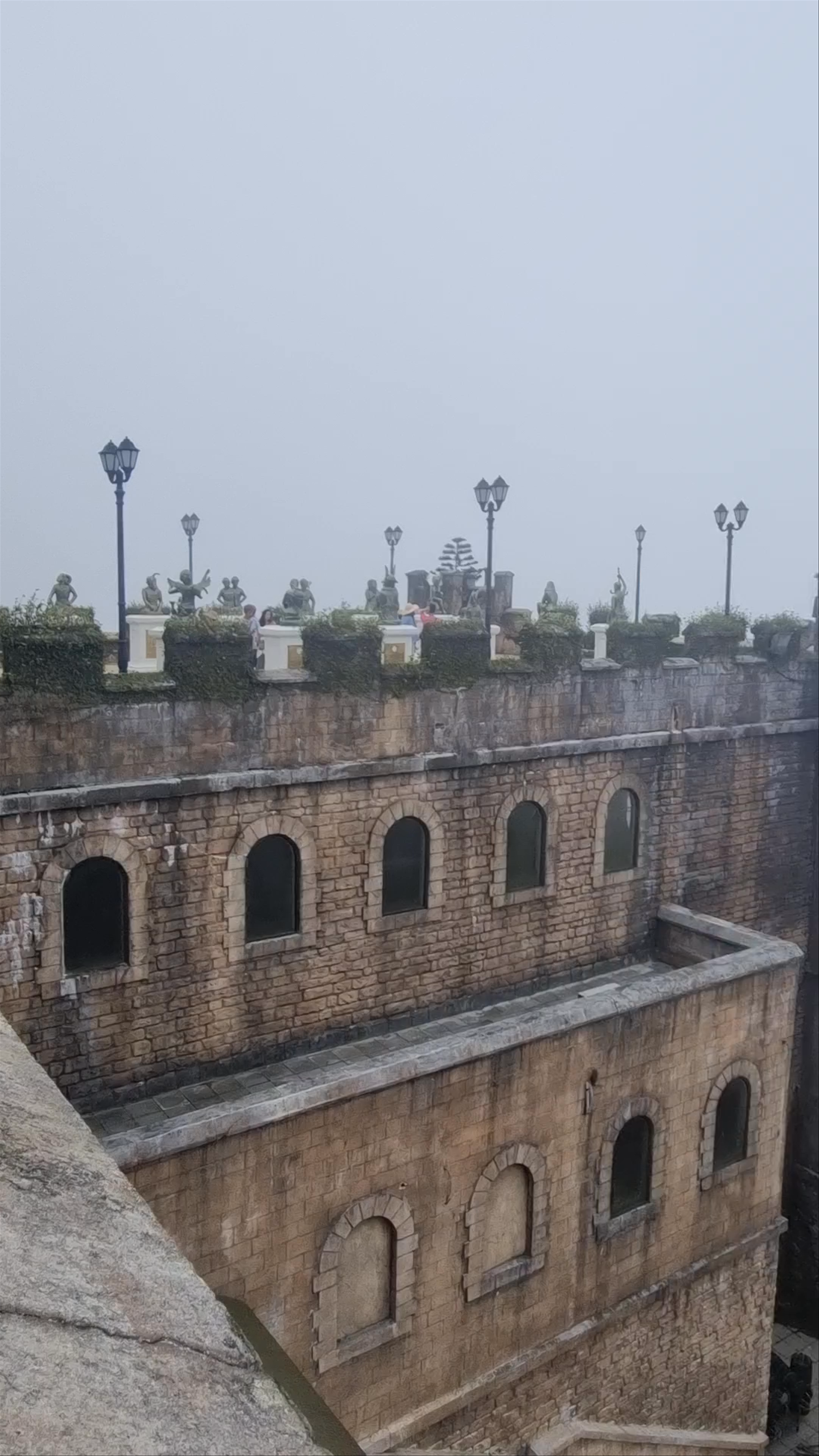 Misty Morning at Bana Hills Cable Station, Da Nang