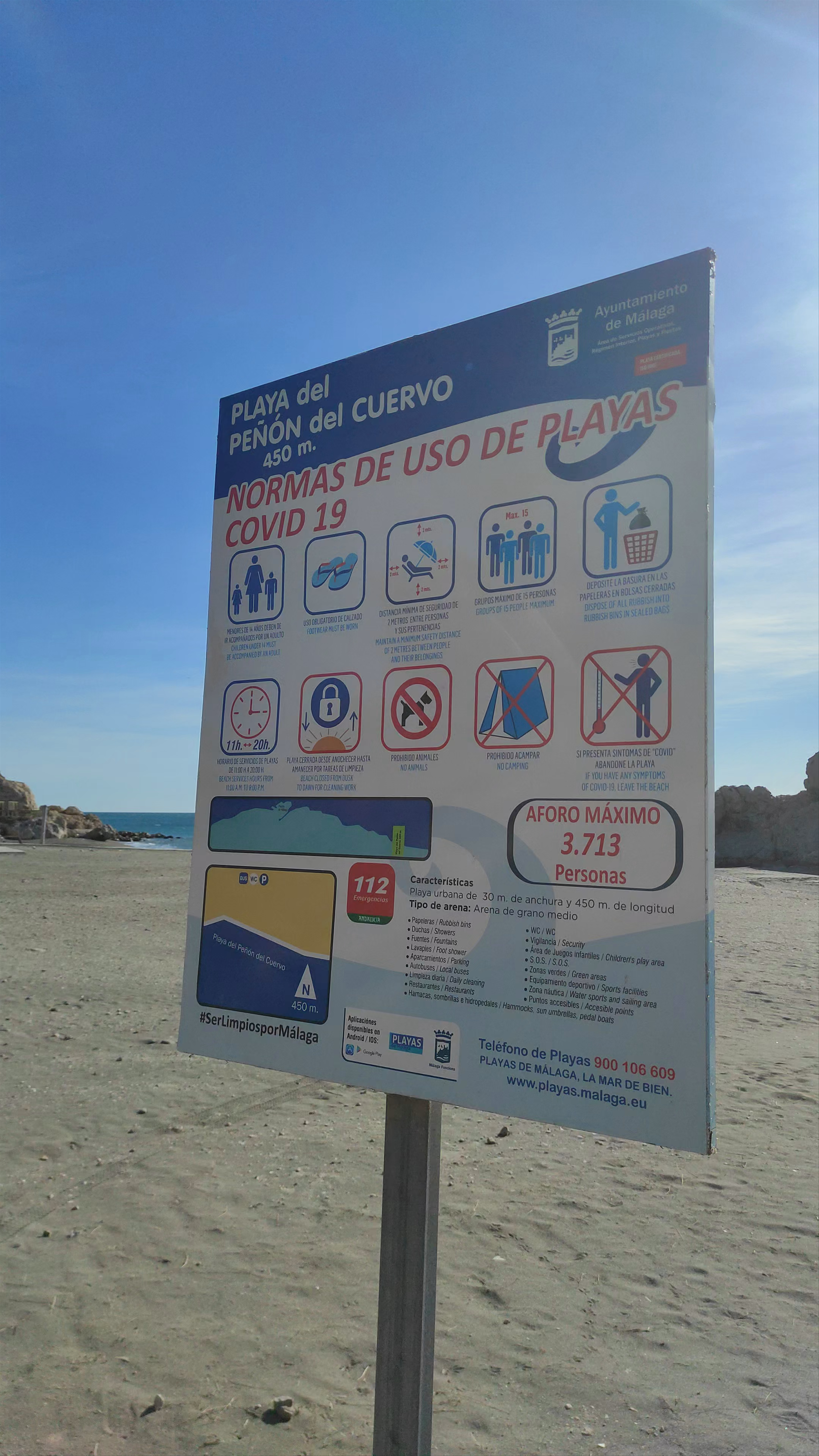 Playa del Peñón del Cuervo: Serene Coastal Escape in Málaga, Spain