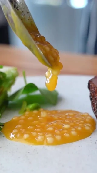 Orange Sauce with Tapioca