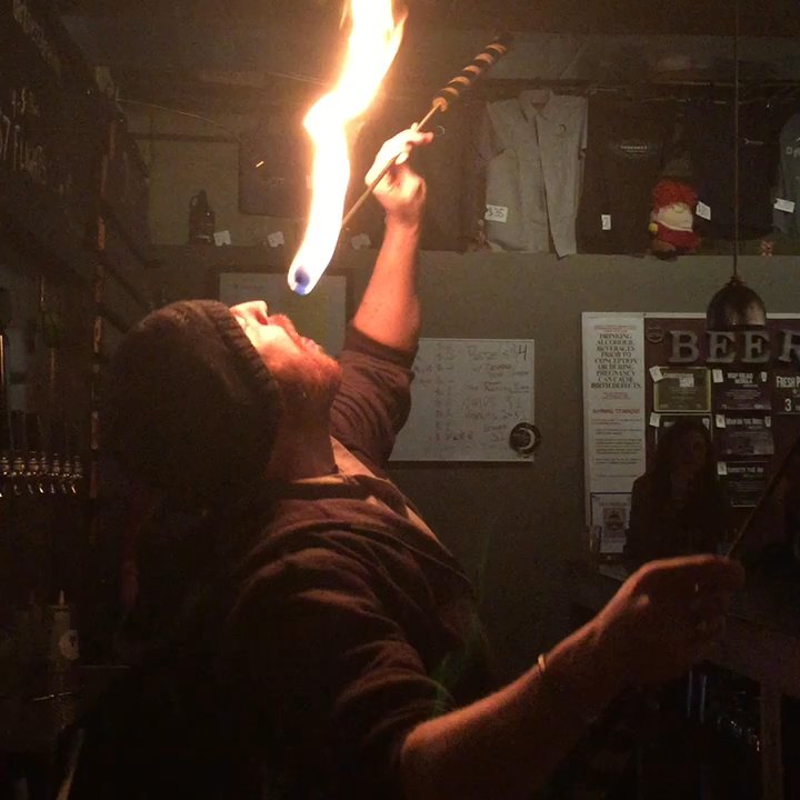 Darkness Brewing - Breathing fire at Darkness! - Breweries Near Me - Bellevue, Kentucky