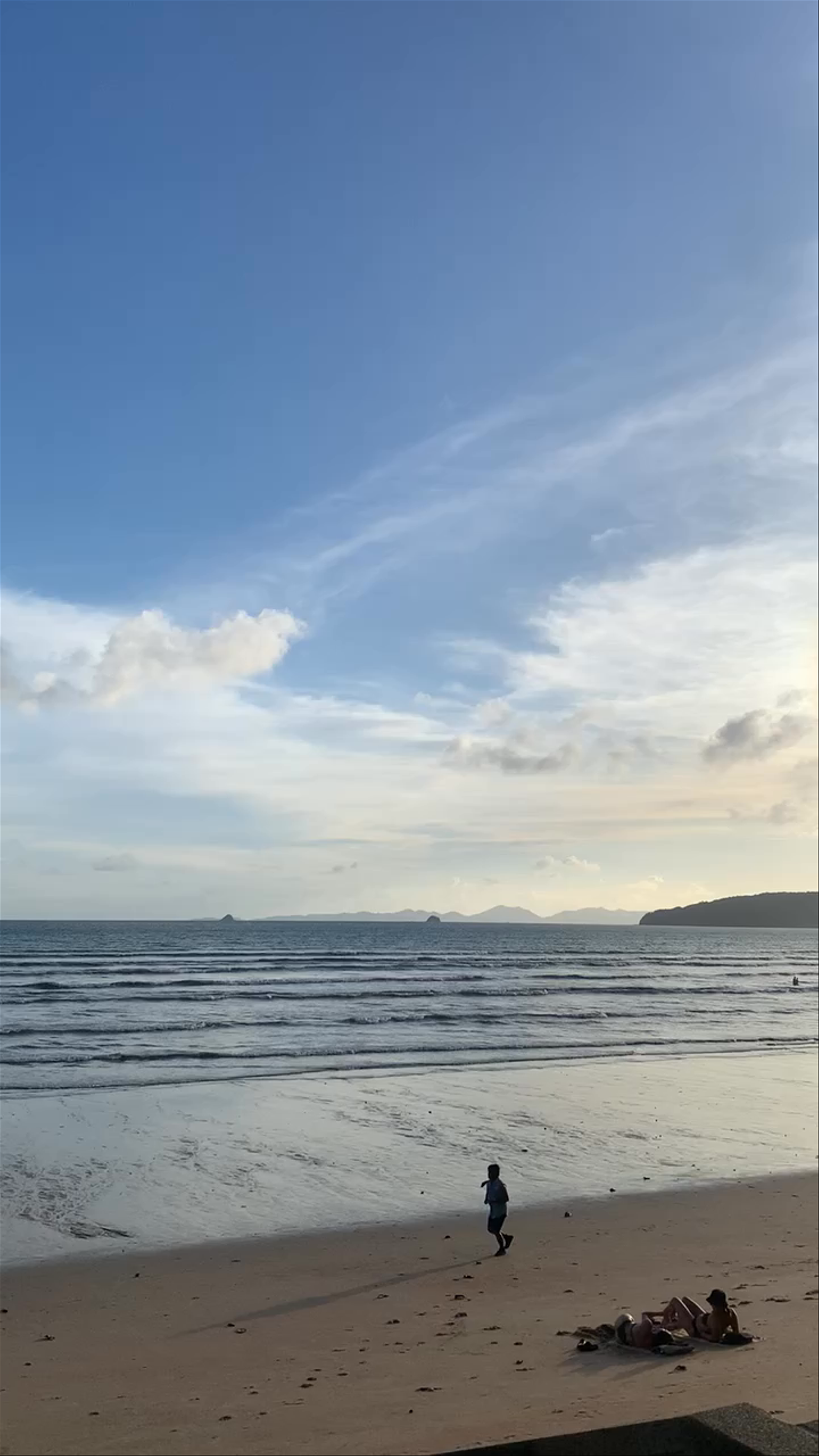 Serene Sunset at Ao Nang Beach, Thailand