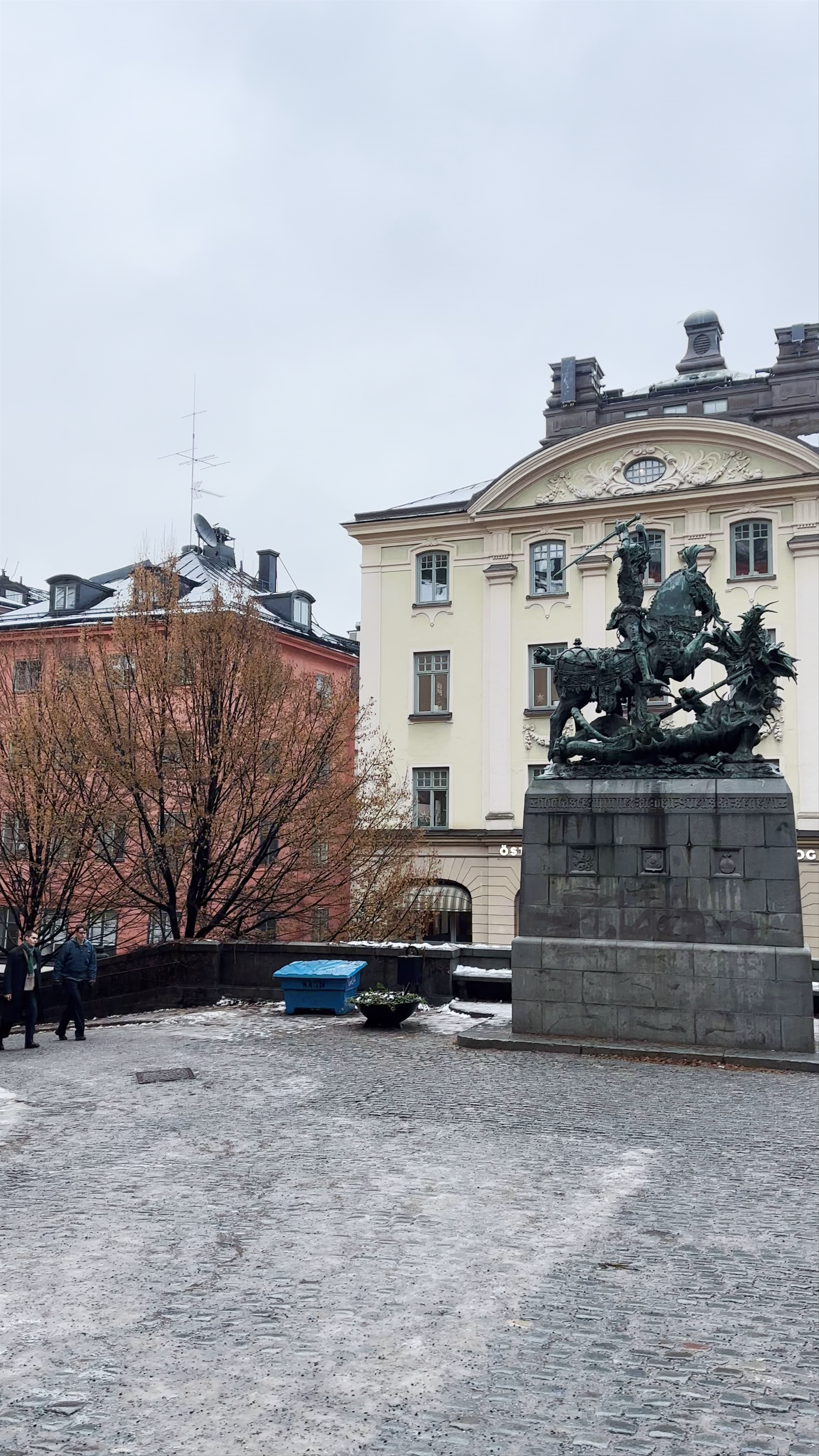 Sankt Göran och draken at Köpmantorget, Stockholm – Winter Urban Stroll