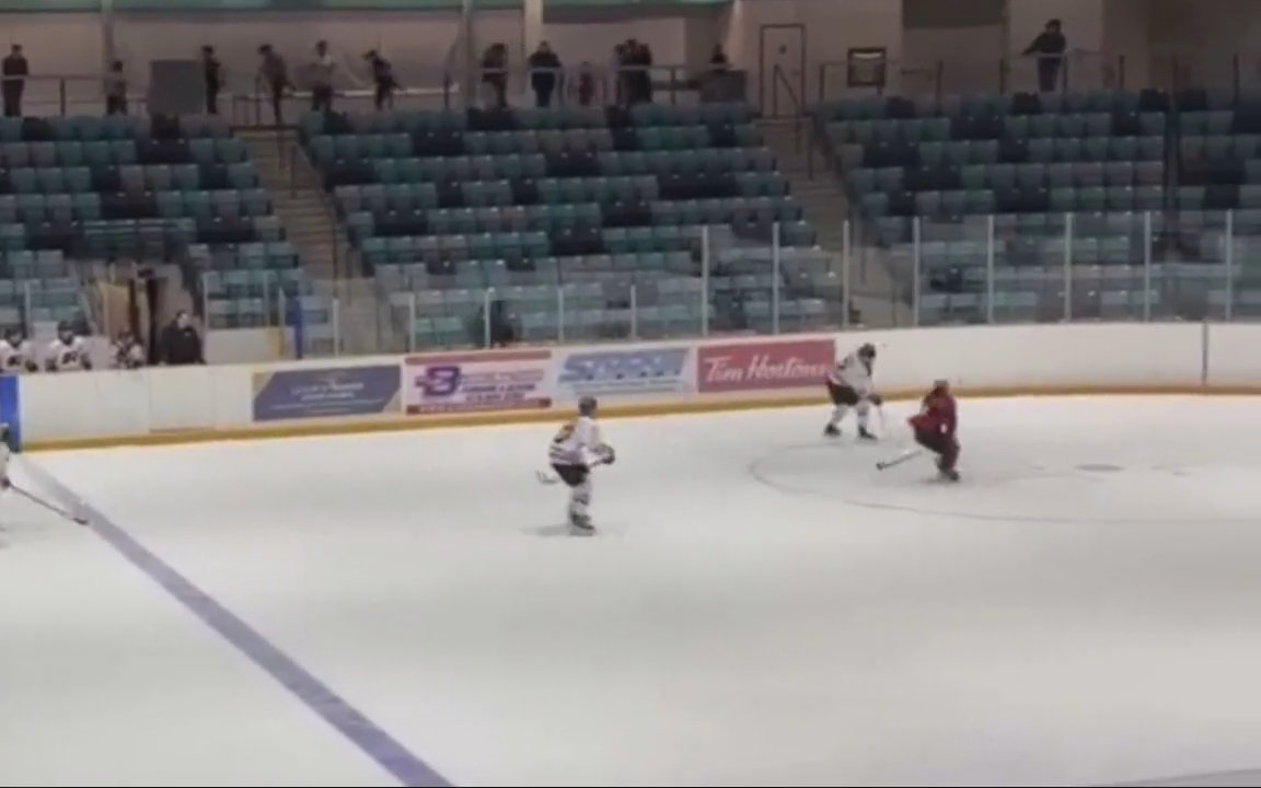 Ava Hrubeniuk with a beauty One-Timer finish from pass from teammate on a 2 on 1 | RINK HA Winnipeg U18 Prep