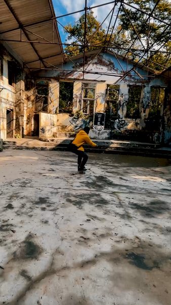 Photo of Skateboarding throug