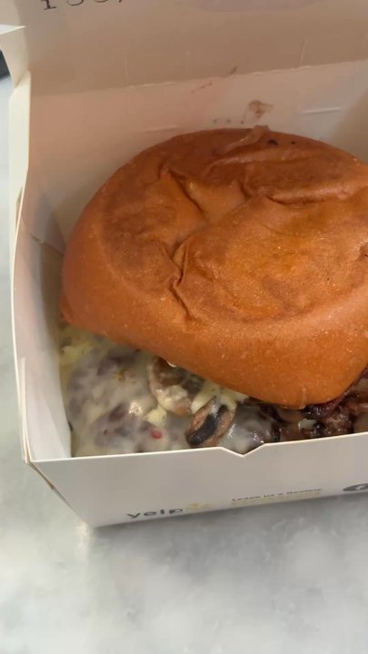 The Hangar - Wagyu Spicy Jack Smash Burger - Food Court Near Me - Long Beach, California