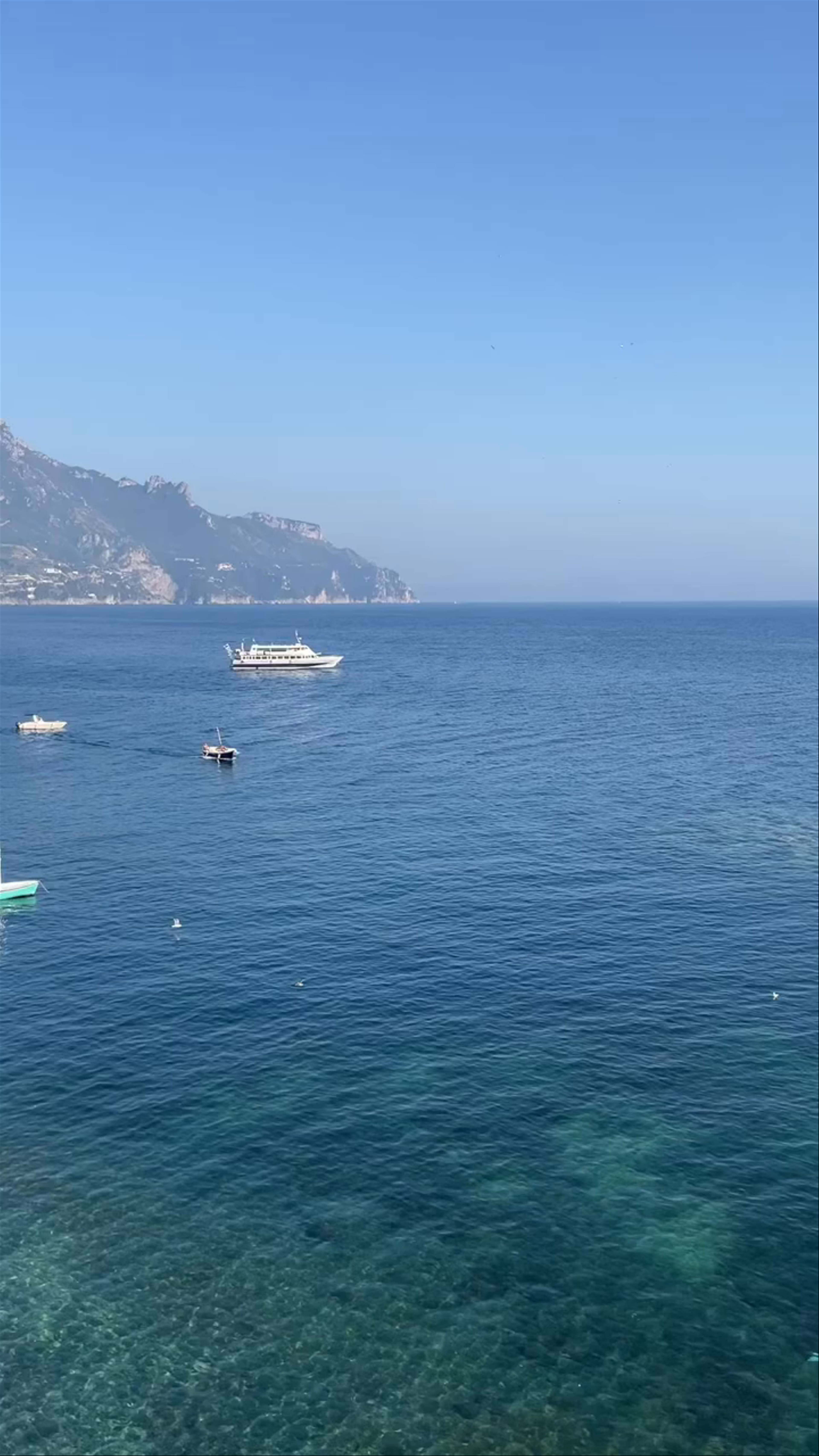 Serene Coastal Views of Spiaggia di Atrani on Italy's Amalfi Coast