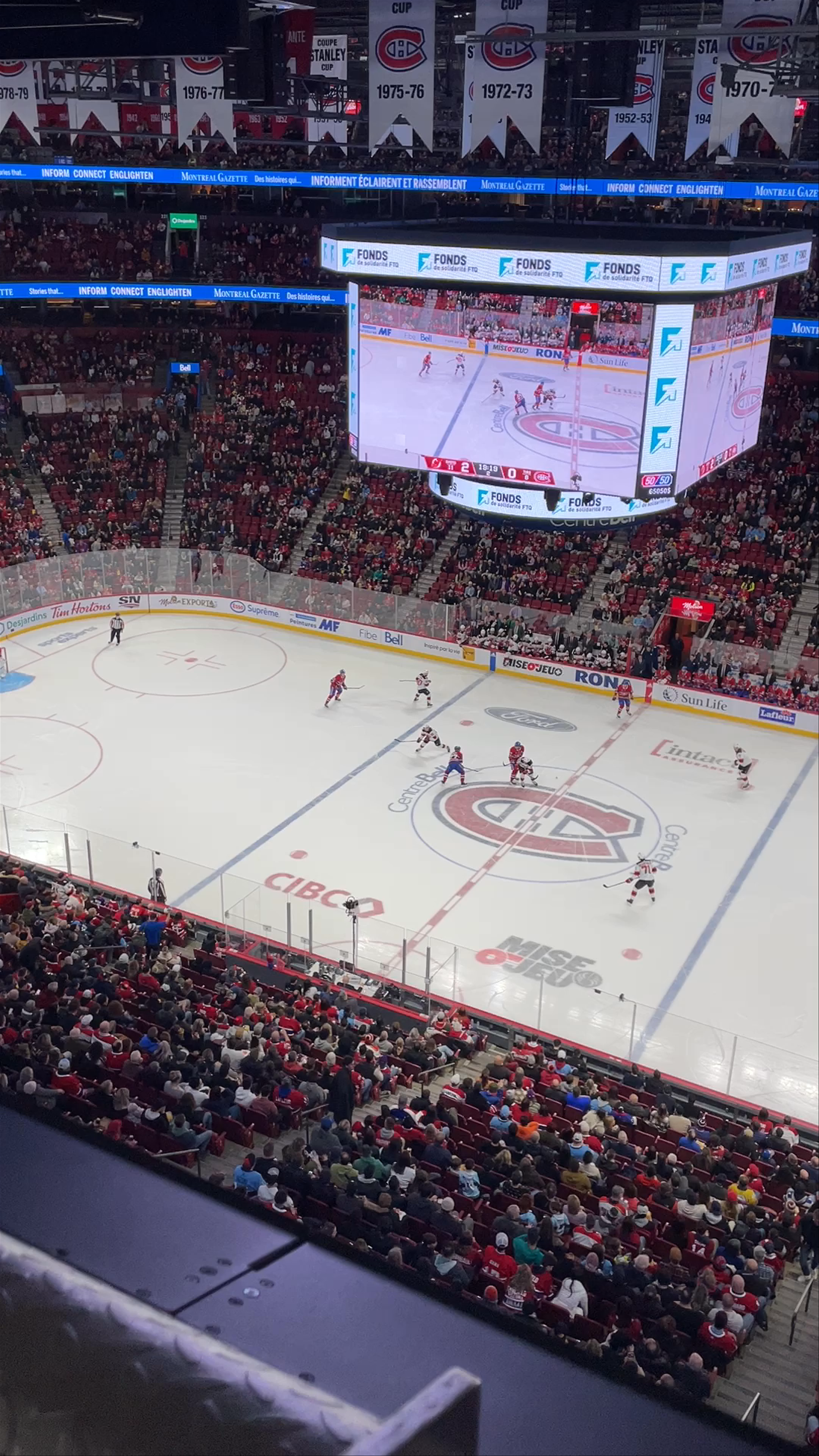Montreal Canadiens Hockey Game at Bell Centre