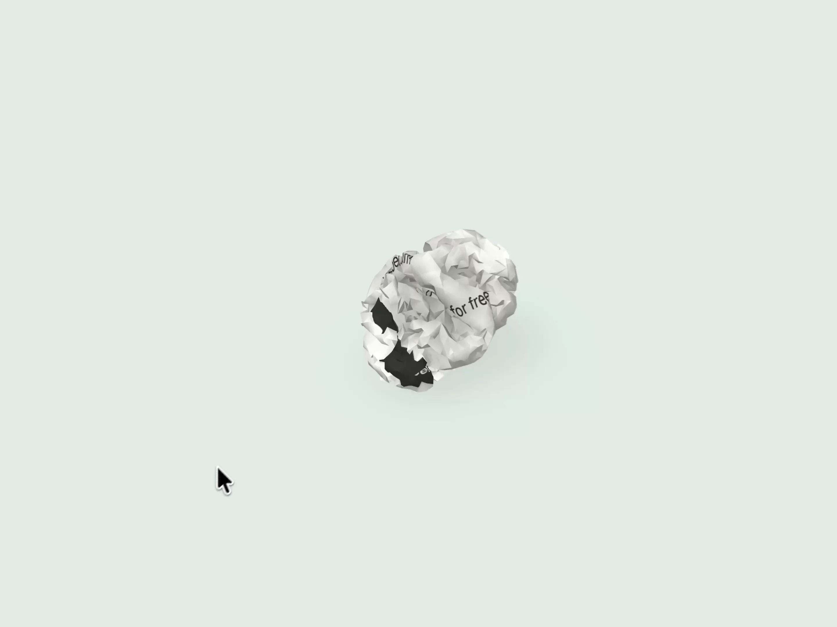 Paper Crumple Form