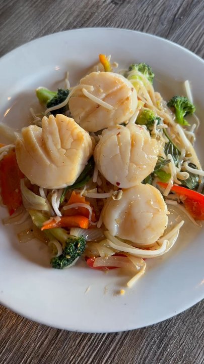 Thai Basil - Spicy noodle with scallops - Thai Near Me - Tempe, Arizona