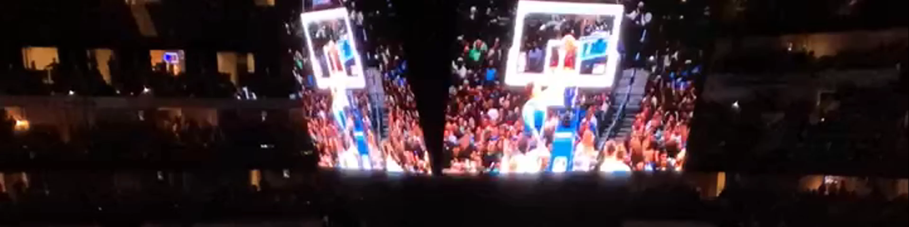 AAC During Mavericks Game