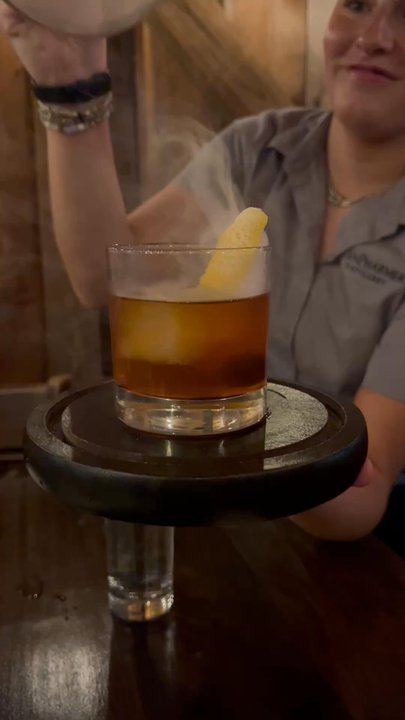 GlenPharmer Distillery - Smoked old fashioned - Distilleries Near Me - Franklin, Massachusetts