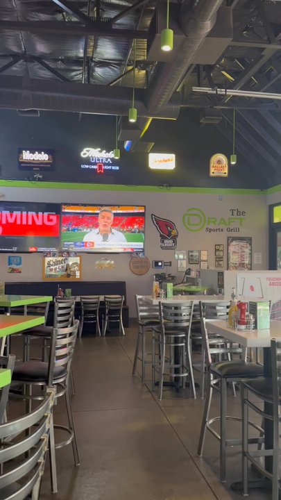 The Draft Sports Grill - Just a video of inside. - Sports Bars Near Me - Mesa, Arizona