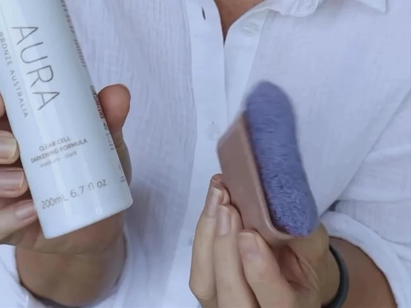 Aura Bronze Clear Tanning Foam