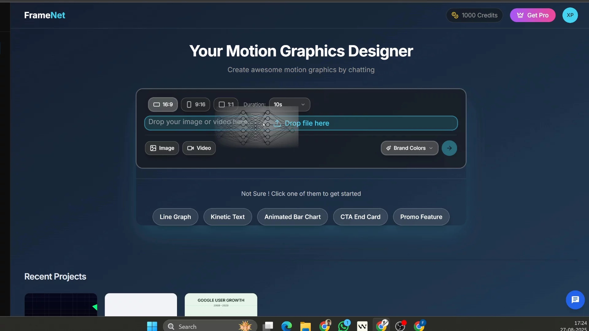 Framenet– AI Motion Graphics Designer image 1