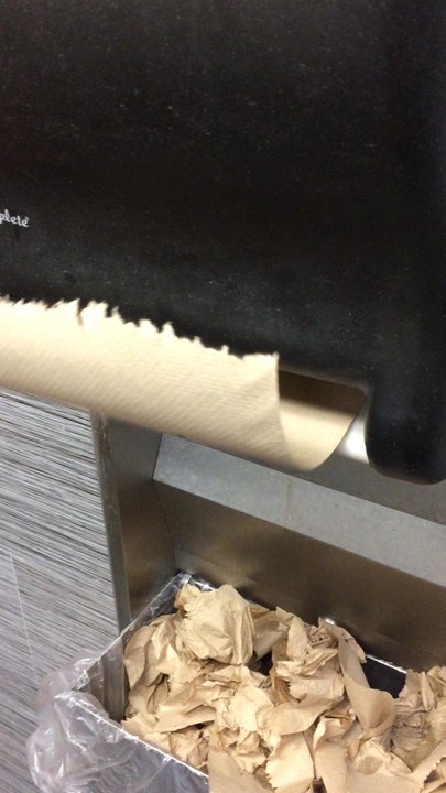 Fuji Grill Buffet - Loudest paper towel dispenser ever! - Japanese Near Me - Parma, Ohio