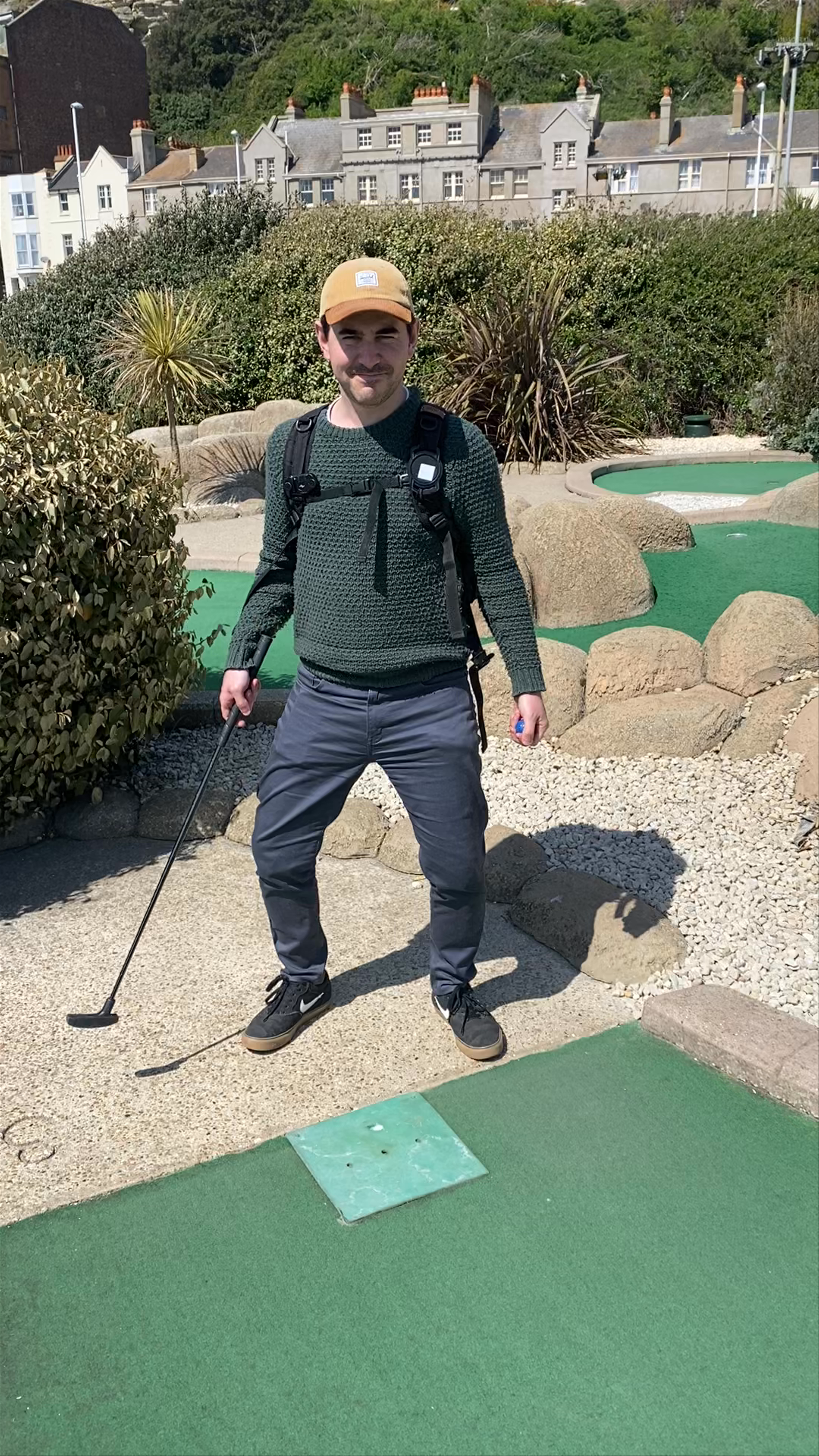 Sunny Mini Golf Fun at Hastings Miniature Golf, England
