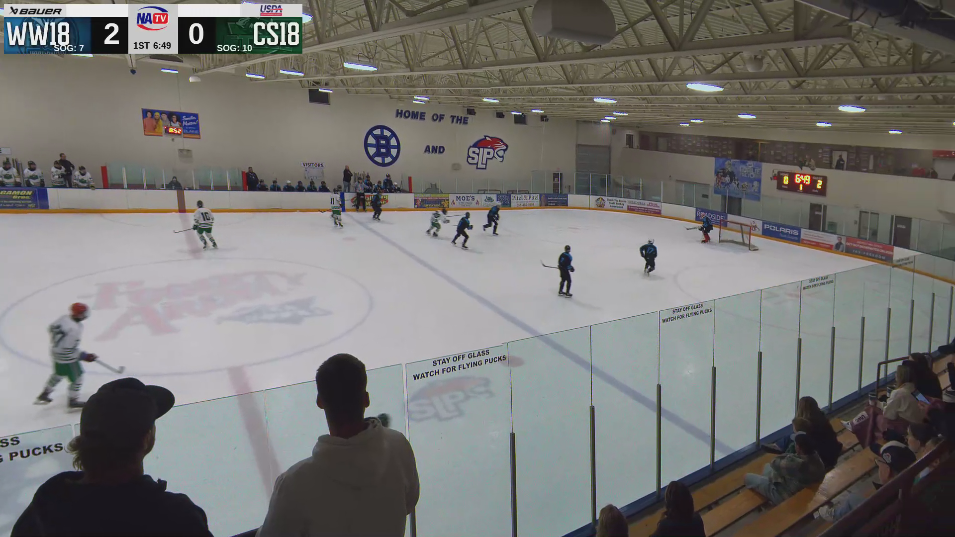 Carson Thomas Delivers Impressive Assist for Chippewa Falls Steel 18U