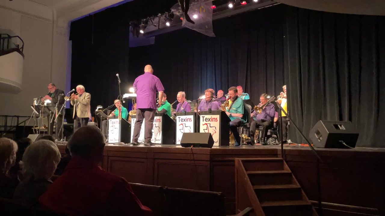 McKinney Performing Arts Center - Texins Jazz Band playing the Mardi Gras Big Band Concert - Performing Arts Near Me - McKinney, Texas